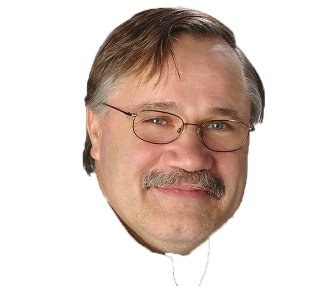 A person wearing glasses and smiling at the camera

Description automatically generated